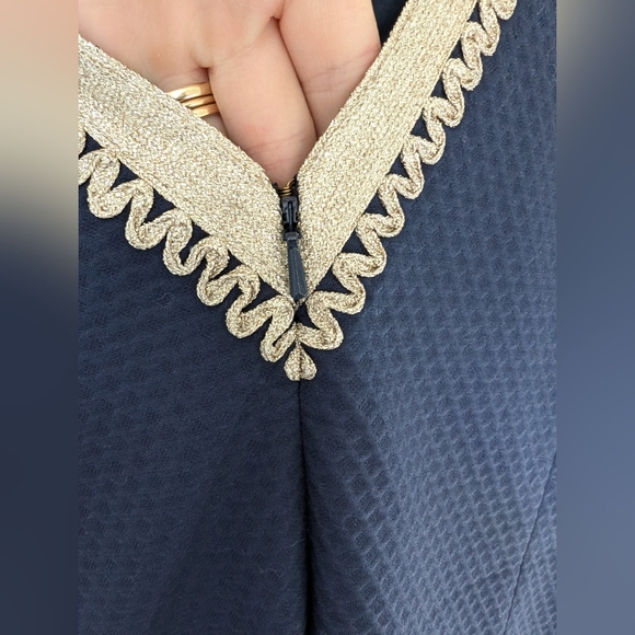 NWT Navy&Gold Lilly Pulitzer Dress - Picture 9 of 10